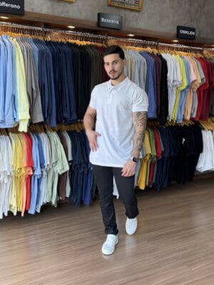 POLO SLIM BORDADO GOLDEN - Imagem 2