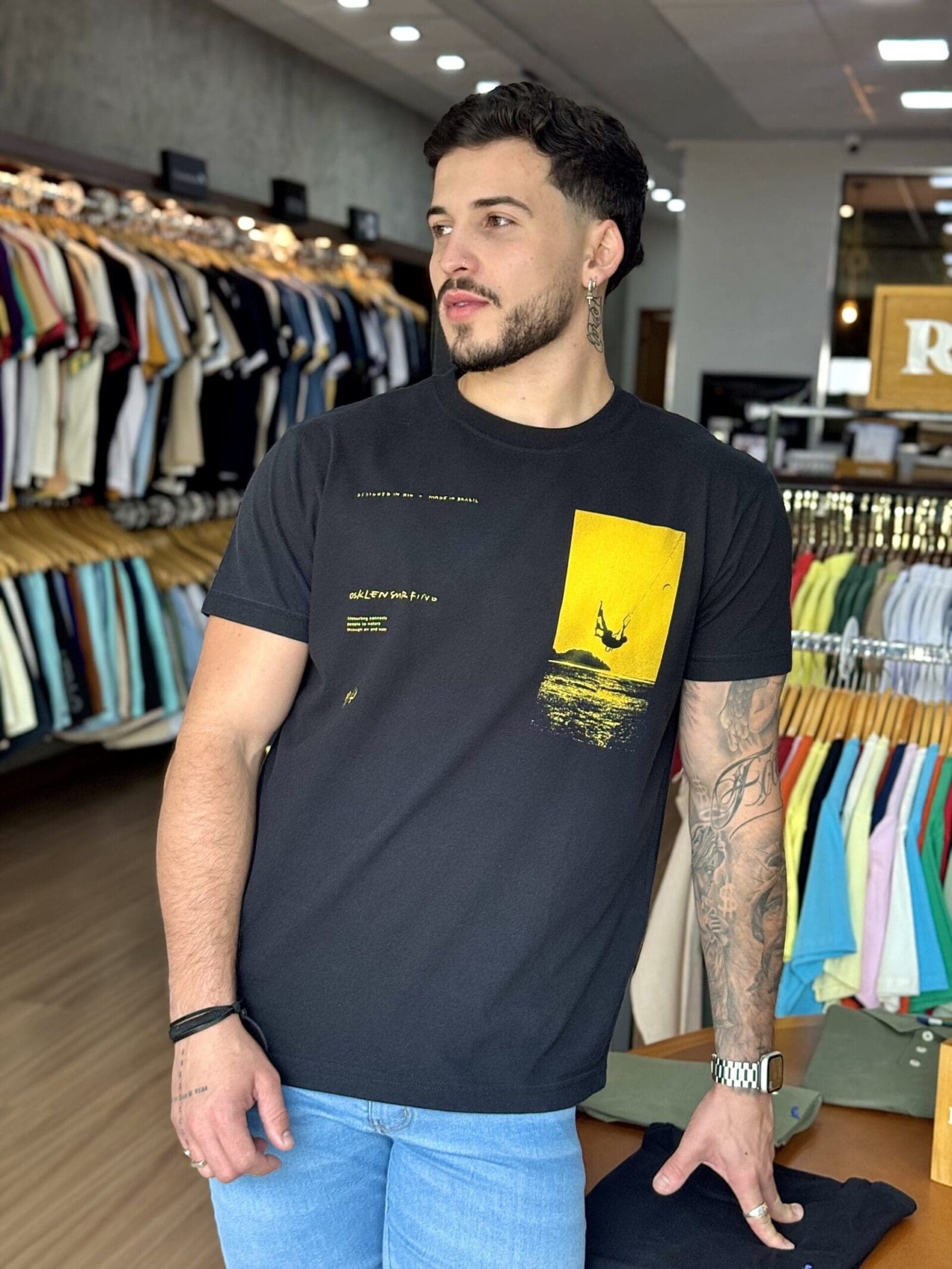 T-SHIRT VINTAGE KITE NATURE MC