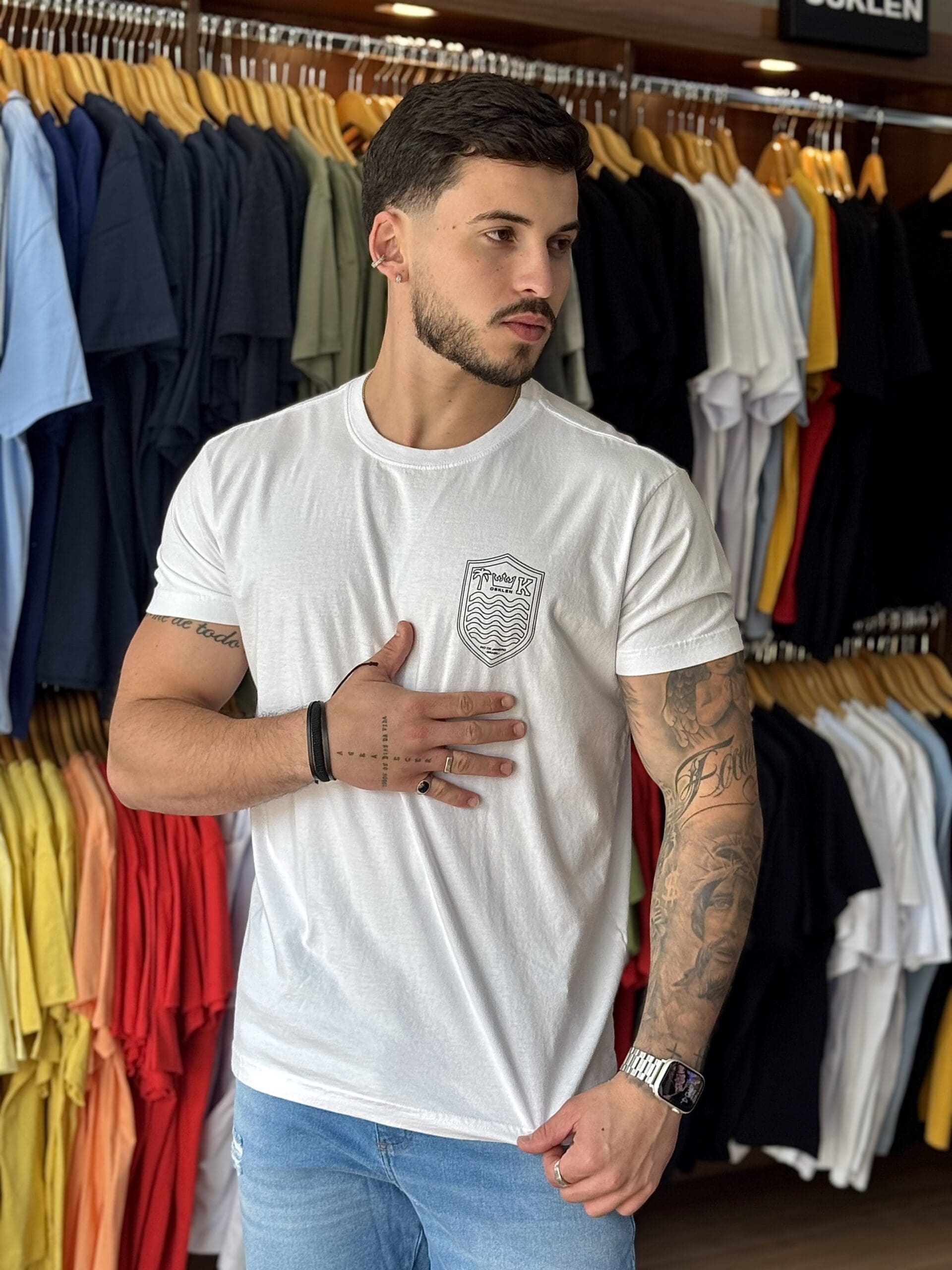 IMG_8565 T-SHIRT VINTAGE BRASÃO TRACO MC - Imagem 1