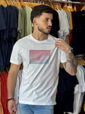 T-SHIRT STONE SUNSET FIN MC