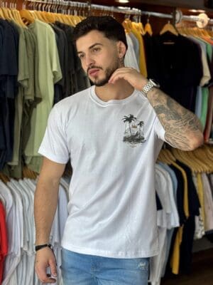 BIG SHIRT COQUEIROS AQUARELA