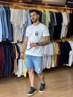 T-SHIRT BOLSO BRASÃO - Imagem 2