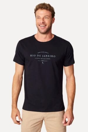 CAMISETA ESTAMPA BORN TO BE CARIOCA RJ