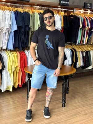 CAMISETA PICA PAU BLUE FOREST - Imagem 3