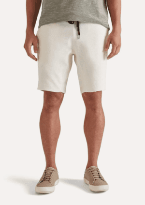 BERMUDA MOLETOM DIAGONAL CRU