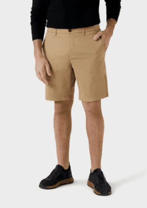 BERMUDA CASUAL CHINO KHAKI ESCURO