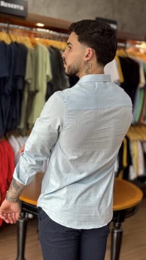 CAMISA MANGA LONGA SLIM SIBRA (SONHO) - Imagem 2