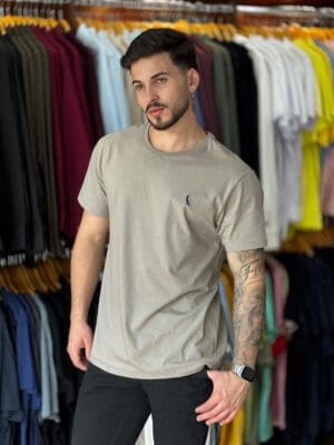 CAMISETA CARECA CINZA LUA