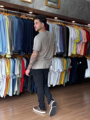 CAMISETA CARECA CINZA LUA - Imagem 2