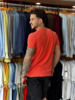 T-SHIRT ROUGH RIO MC - LARANJA - Imagem 2