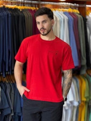 BIG SHIRT STC COLLECTION MC-VERMELHO