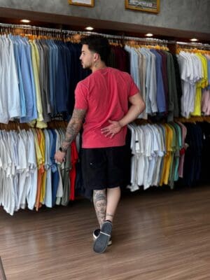 T-SHIRT STONE BIKE SINGLE MC-VERMELHO - Imagem 4