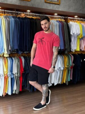 T-SHIRT STONE BIKE SINGLE MC-VERMELHO - Imagem 2