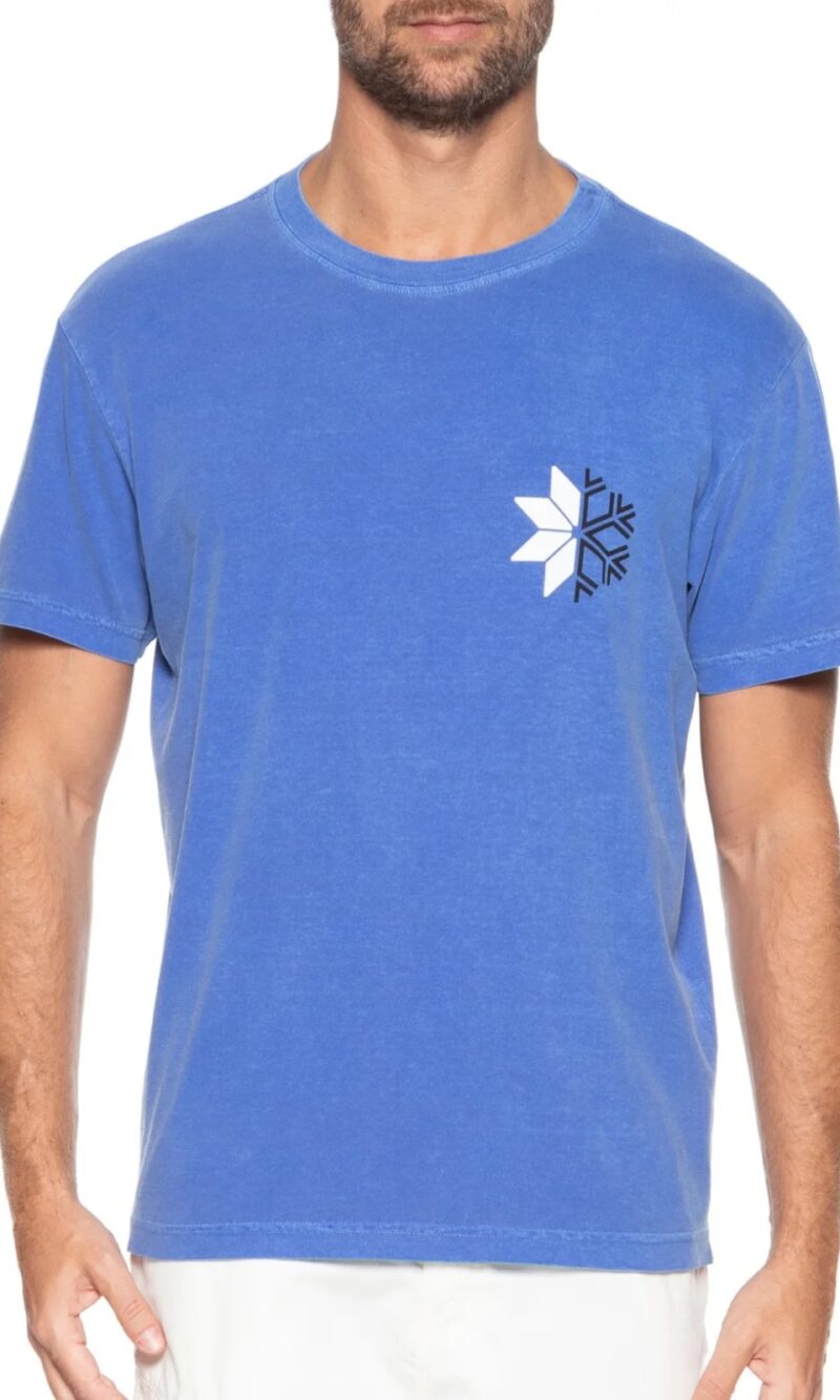 T-SHIRT ROUGH SNOW ICON MC - AZUL ROYAL