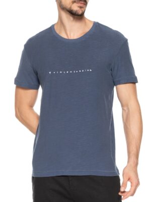 T-SHIRT ROUGH TRIDENT OSKLEN SURFING MC - MARINHO